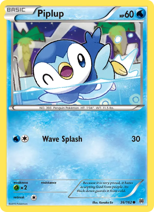 Piplup — BREAKthrough card #36