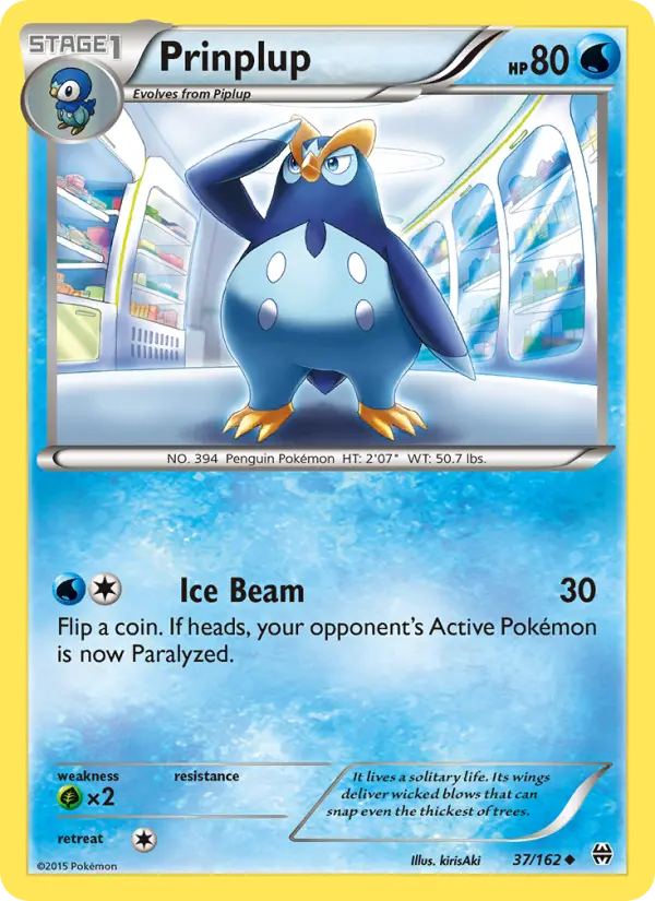 Prinplup — BREAKthrough card #37