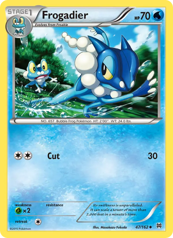 Frogadier — BREAKthrough card #47