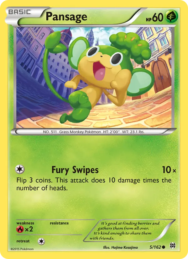 Pansage — BREAKthrough card #5