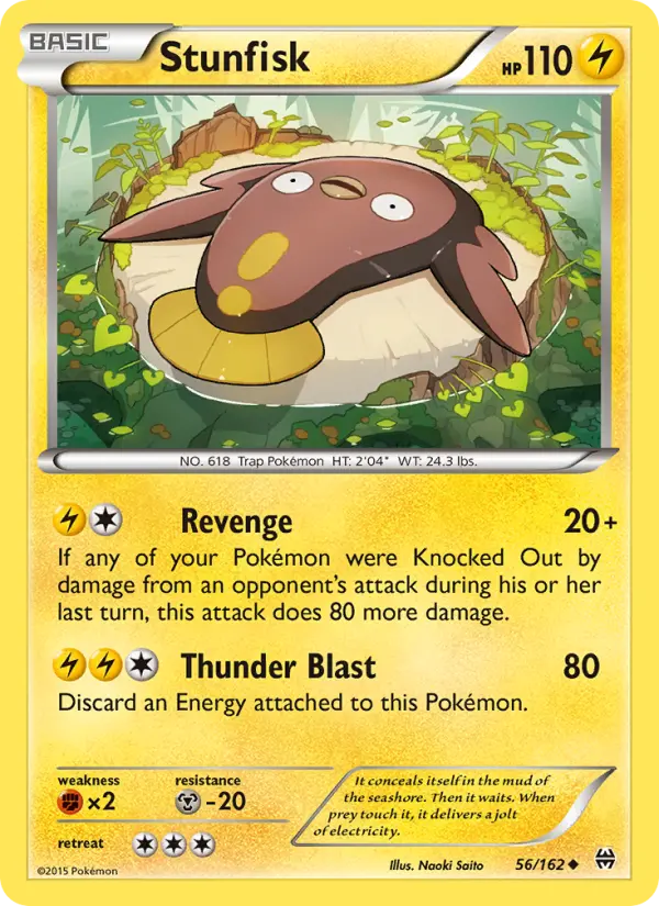 Stunfisk — BREAKthrough card #56