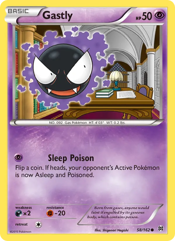 Gastly — BREAKthrough card #58