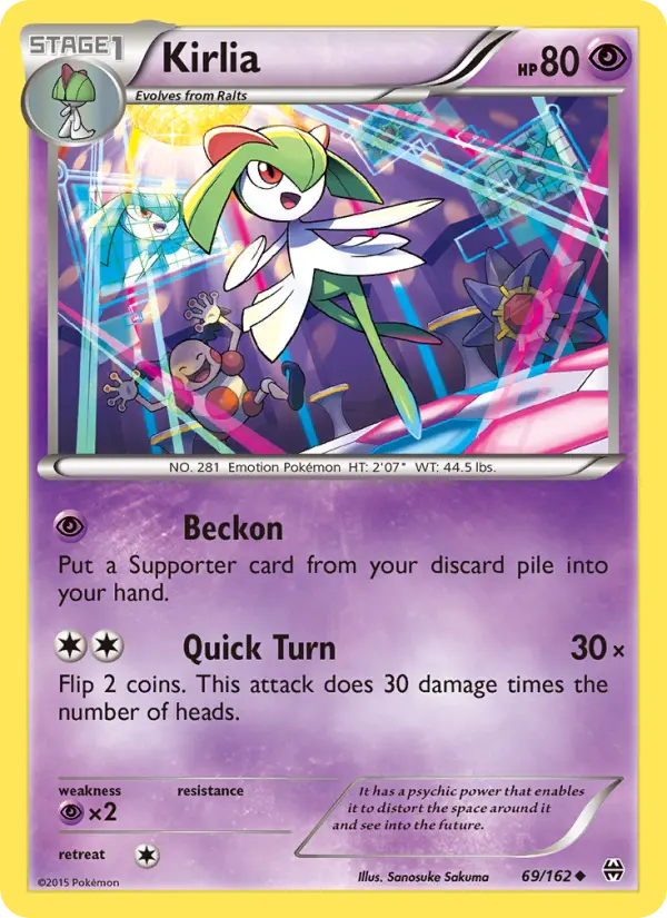 Kirlia — BREAKthrough card #69