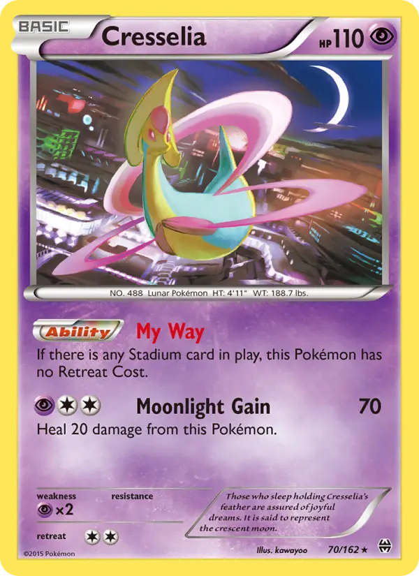 Cresselia — BREAKthrough card #70