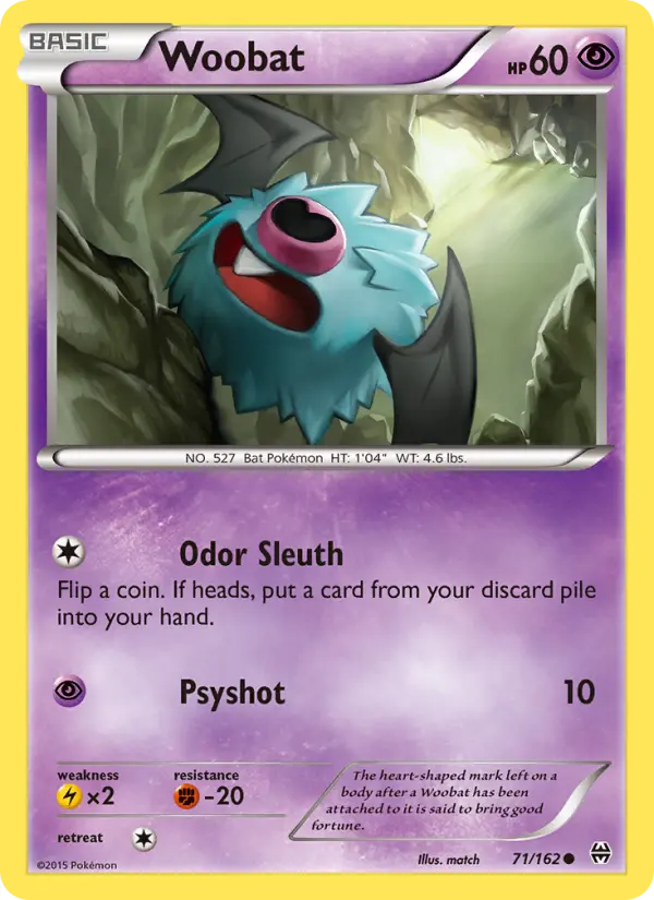 Woobat — BREAKthrough card #71