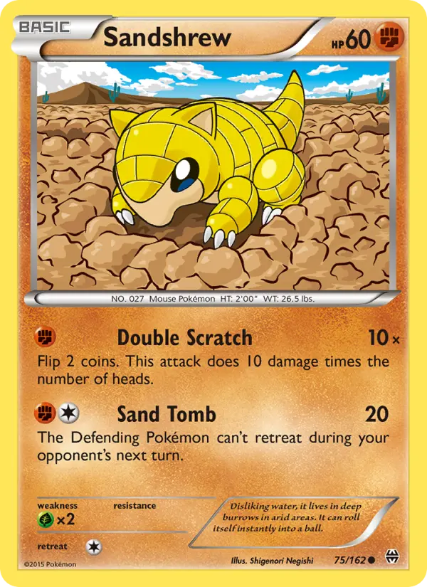 Sandshrew — BREAKthrough card #75