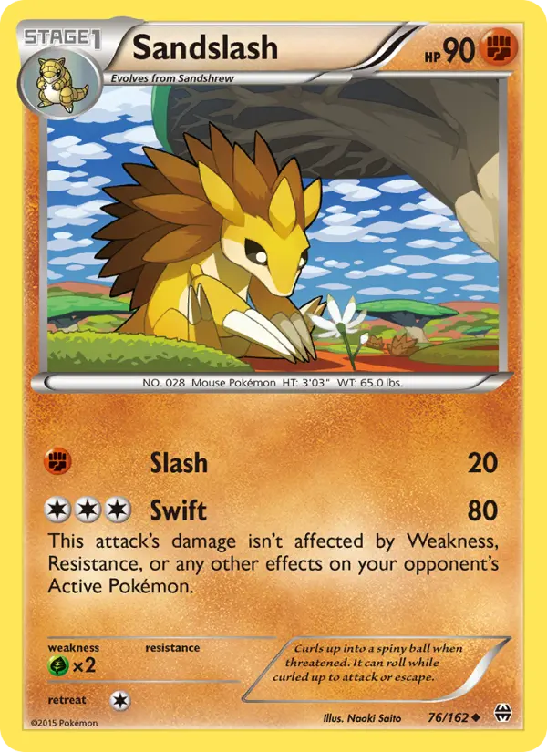 Sandslash — BREAKthrough card #76