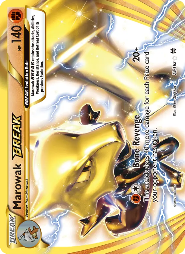 Marowak BREAK — BREAKthrough card #79