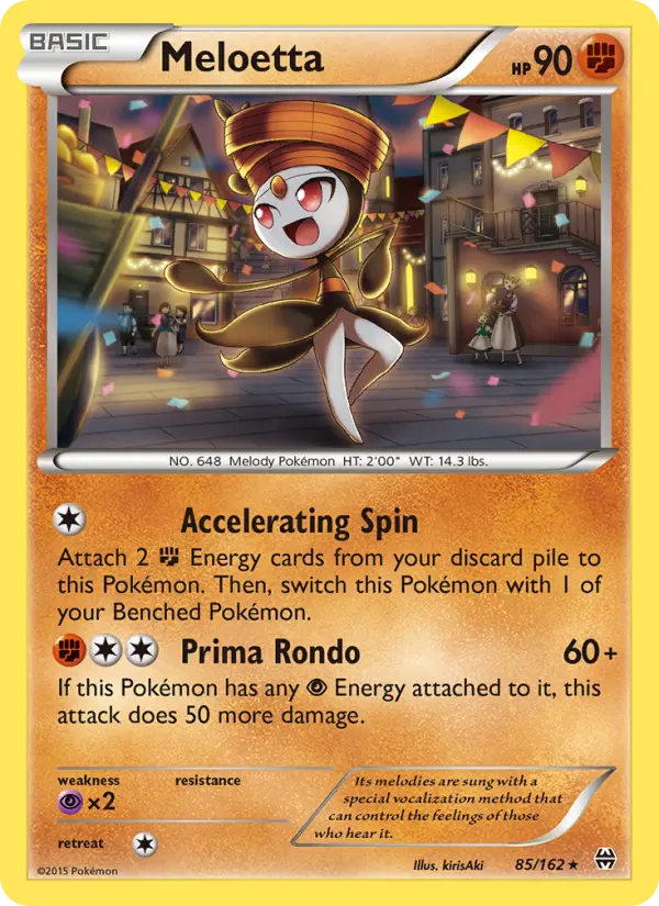 Meloetta — BREAKthrough card #85