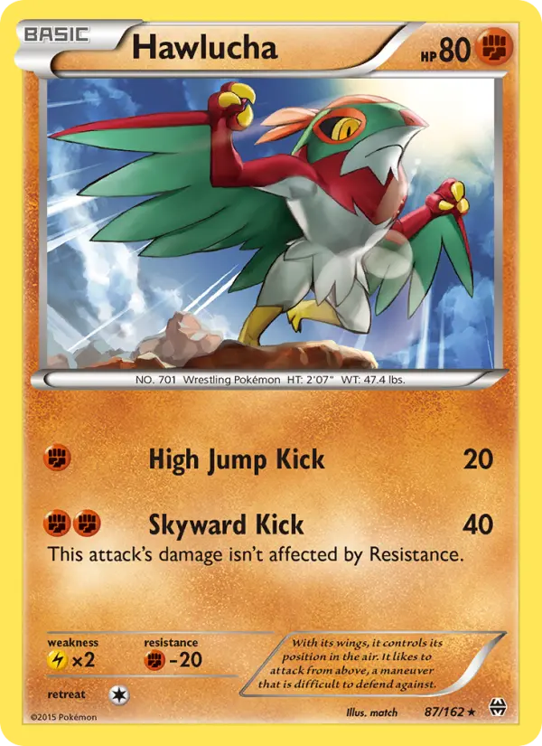 Hawlucha — BREAKthrough card #87