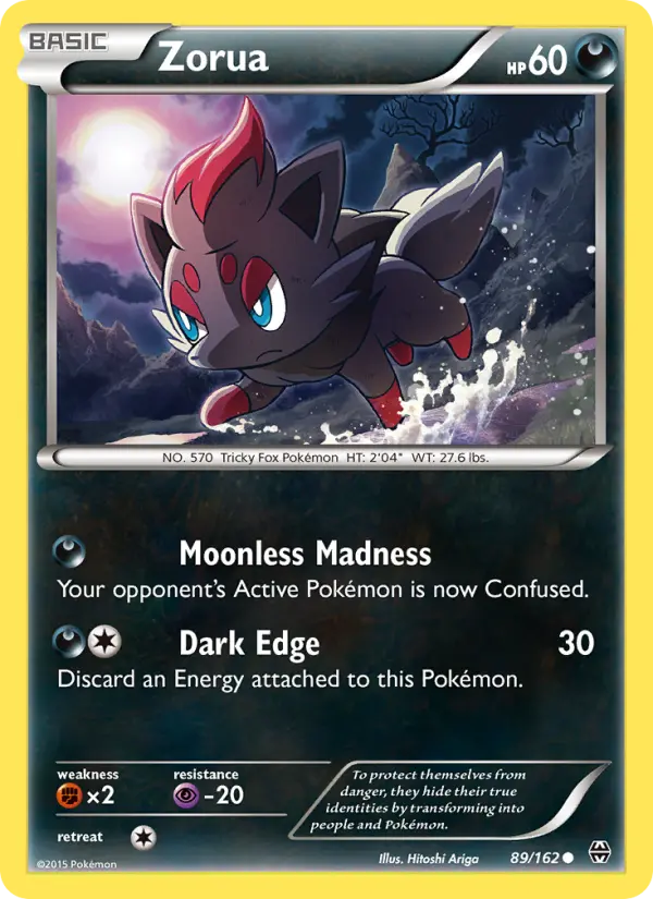 Zorua — BREAKthrough card #89