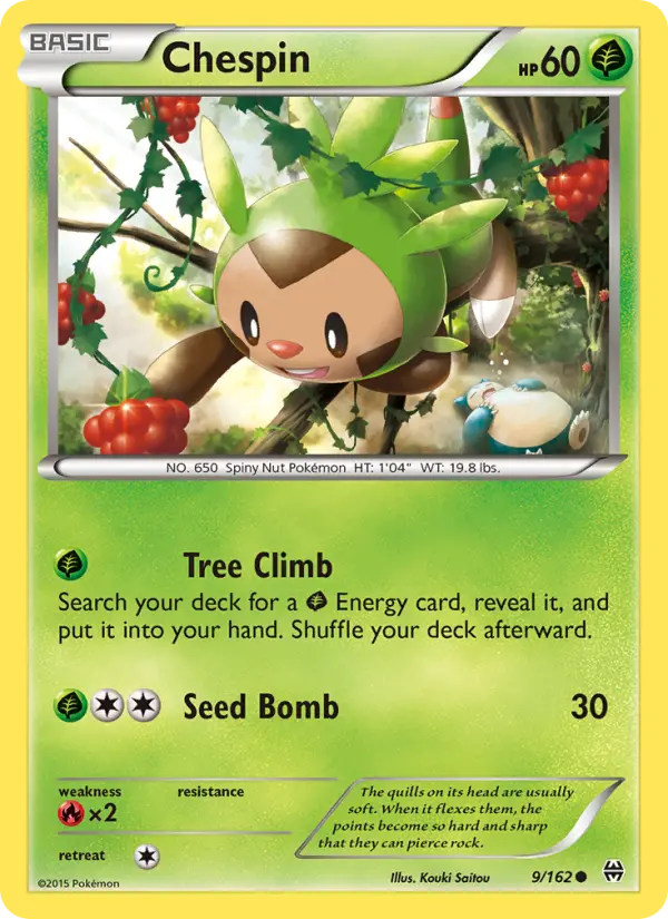 Chespin — BREAKthrough card #9