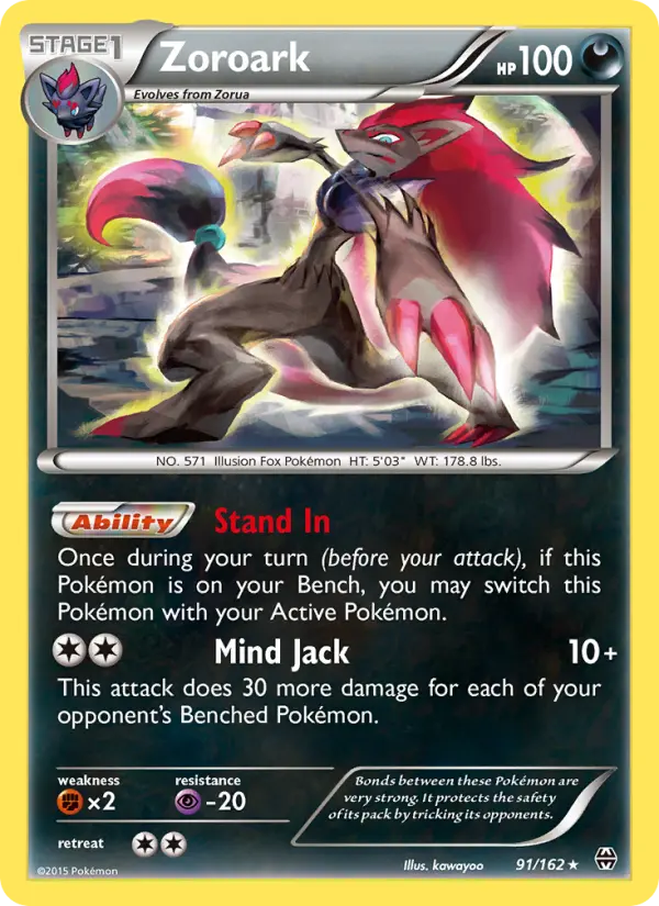 Zoroark — BREAKthrough card #91