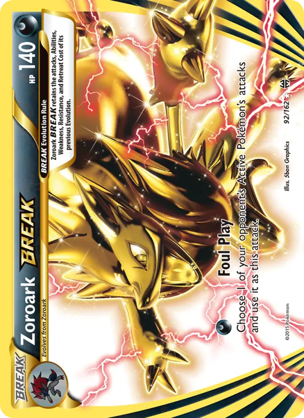 Zoroark BREAK — BREAKthrough card #92