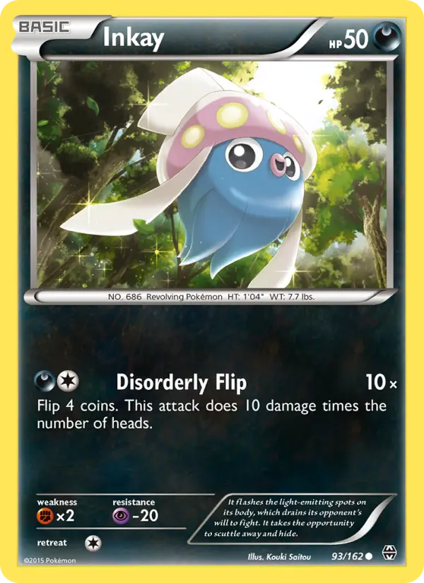 Inkay — BREAKthrough card #93
