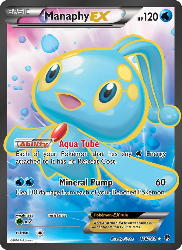 Manaphy EX — BREAKpoint card #116