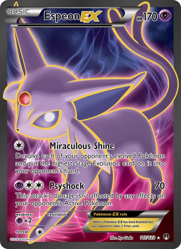 Espeon EX — BREAKpoint card #117