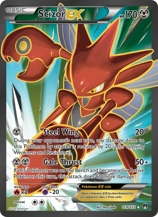 Scizor EX — BREAKpoint card #119