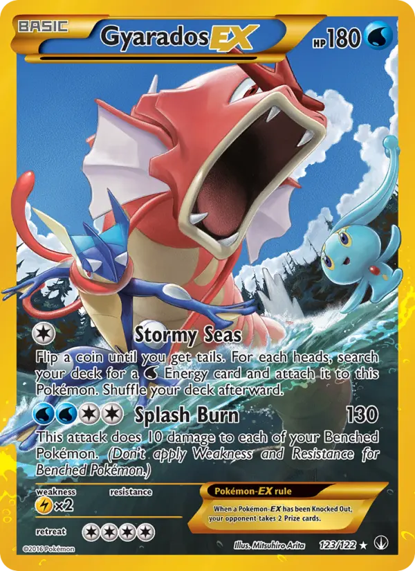 Gyarados EX — BREAKpoint card #123