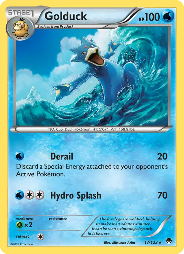 Golduck — BREAKpoint card #17