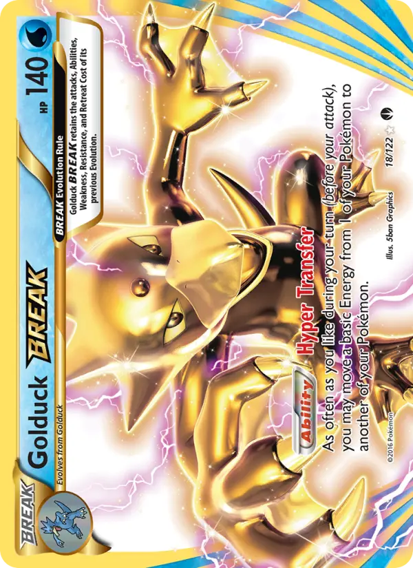Golduck BREAK — BREAKpoint card #18