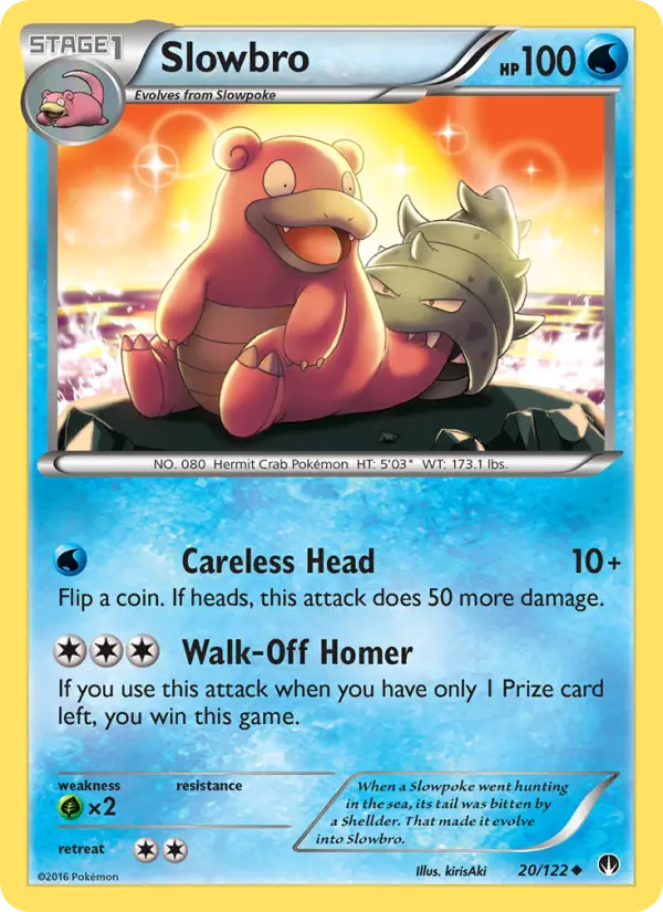 Slowbro — BREAKpoint card #20