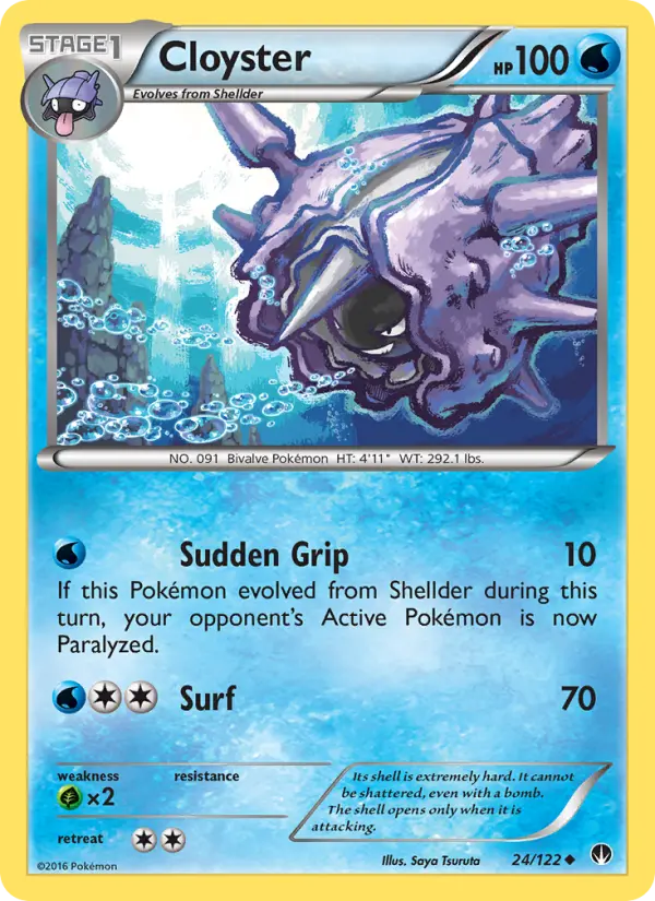 Cloyster — BREAKpoint card #24