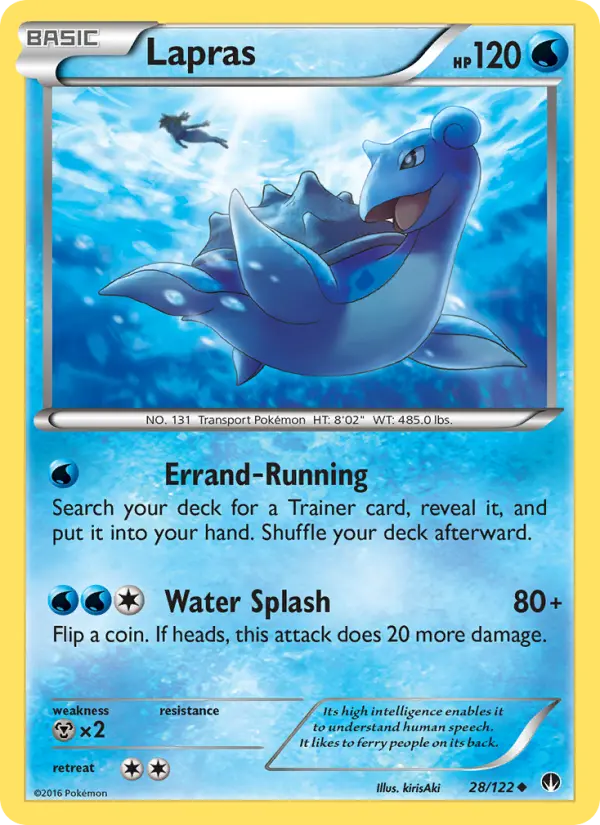 Lapras — BREAKpoint card #28