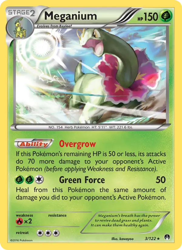 Meganium — BREAKpoint card #3