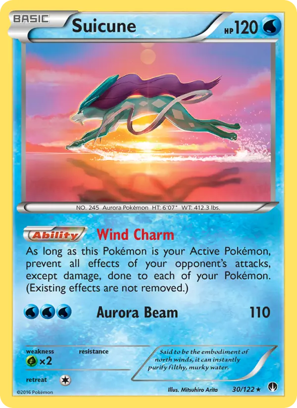 Suicune — BREAKpoint card #30