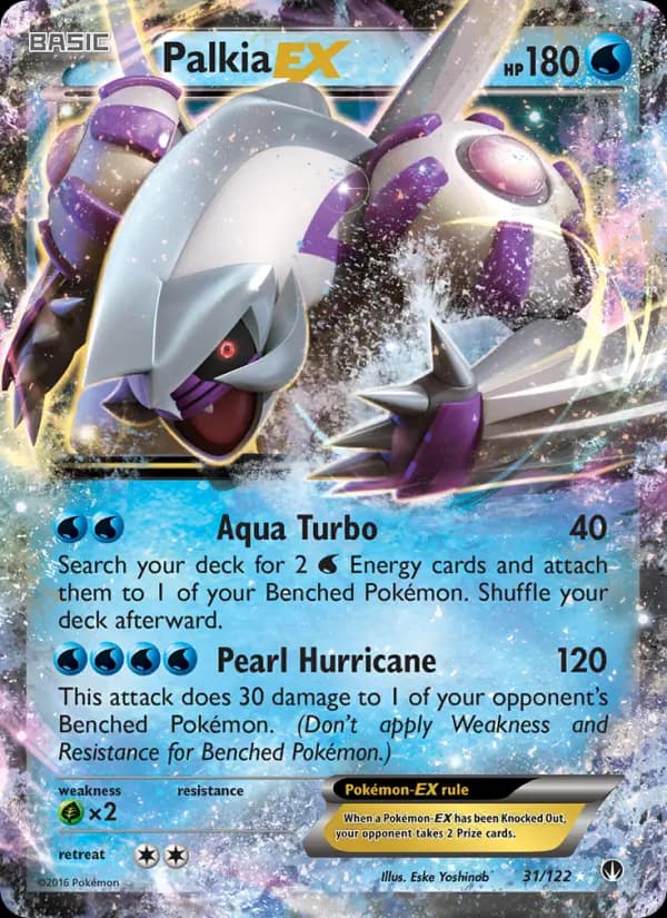 Palkia EX — BREAKpoint card #31
