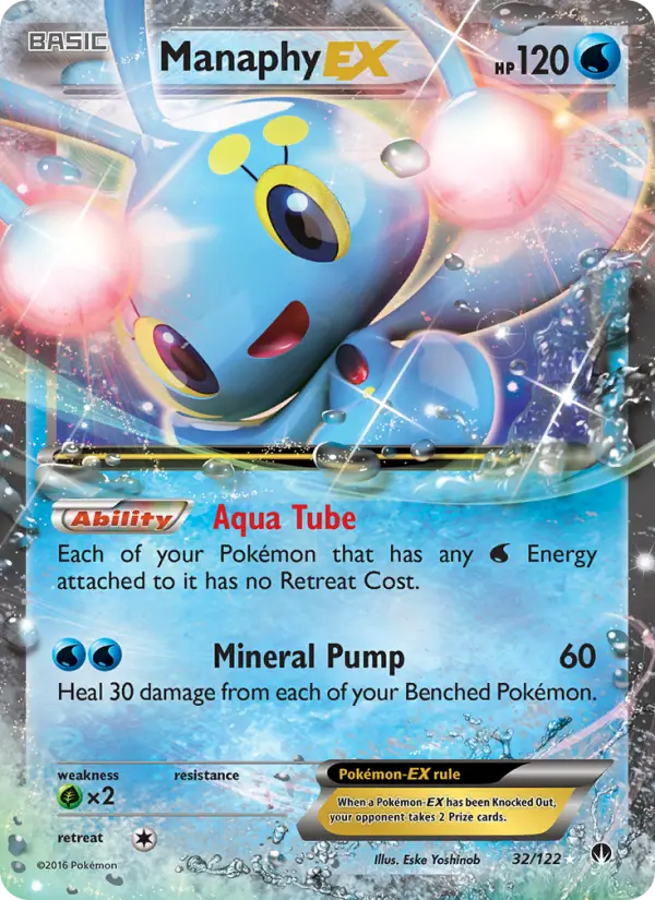 Manaphy EX — BREAKpoint card #32