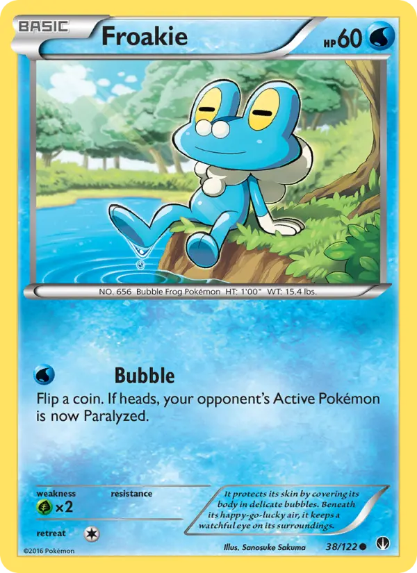 Froakie — BREAKpoint card #38