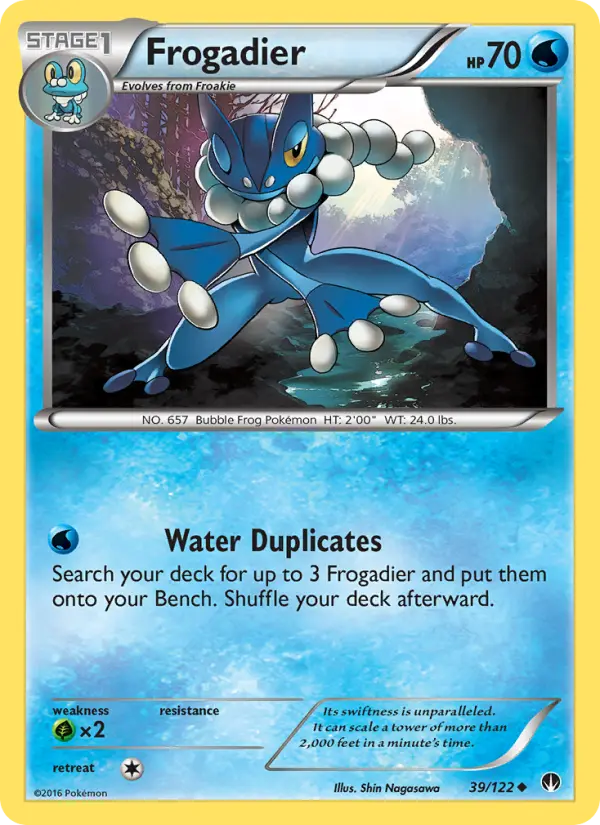 Frogadier — BREAKpoint card #39