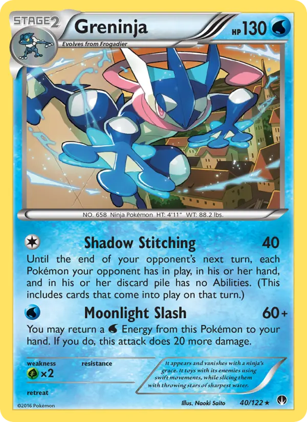 Greninja — BREAKpoint card #40