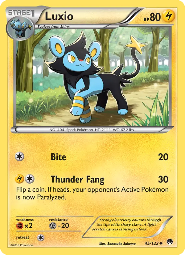 Luxio — BREAKpoint card #45
