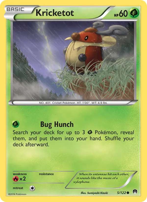 Kricketot — BREAKpoint card #5