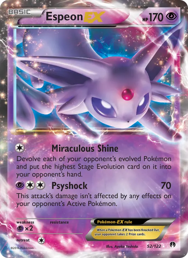 Espeon EX — BREAKpoint card #52
