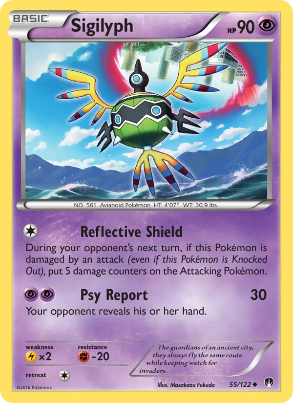 Sigilyph — BREAKpoint card #55