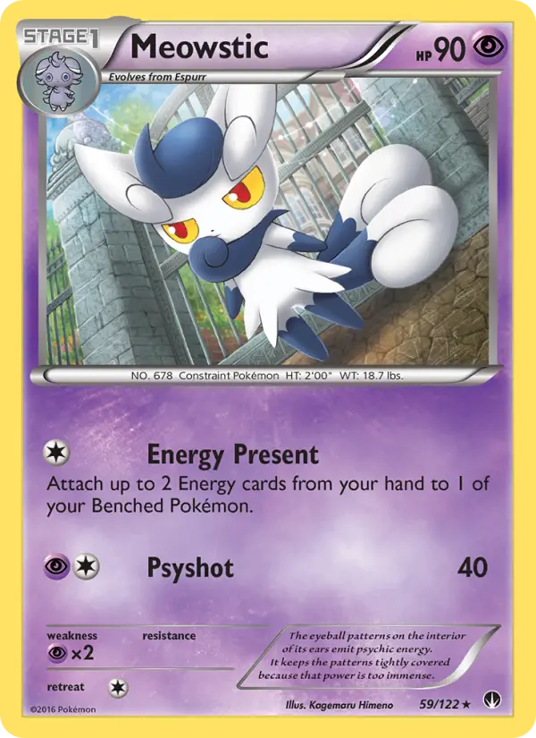 Meowstic — BREAKpoint card #59