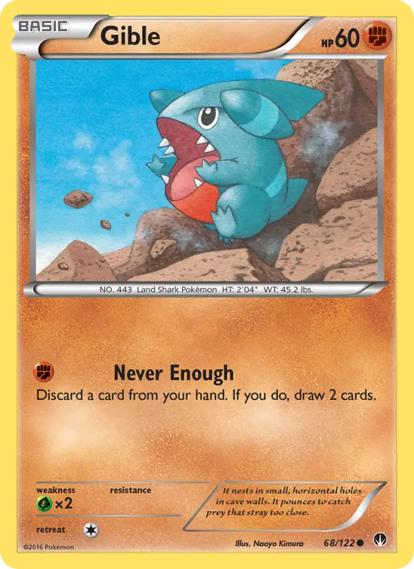 Gible — BREAKpoint card #68
