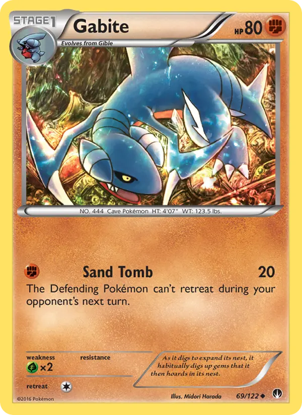 Gabite — BREAKpoint card #69