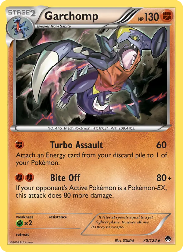 Garchomp — BREAKpoint card #70