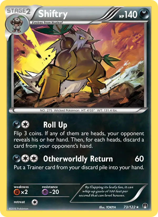 Shiftry — BREAKpoint card #73
