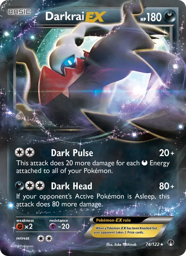 Darkrai EX — BREAKpoint card #74