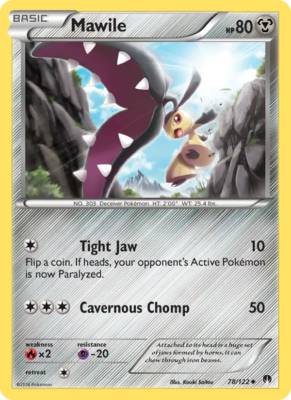 Mawile — BREAKpoint card #78