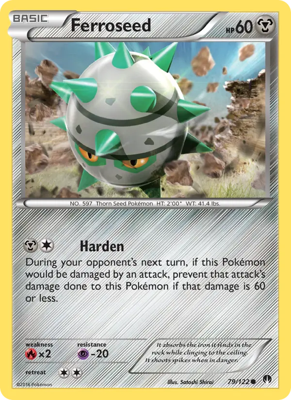 Ferroseed — BREAKpoint card #79