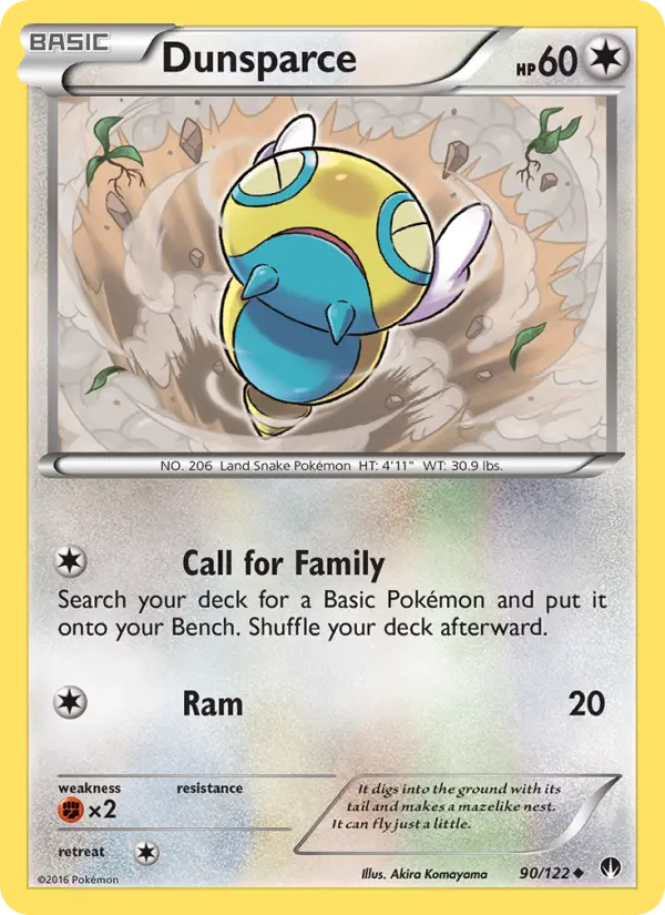 Dunsparce — BREAKpoint card #90