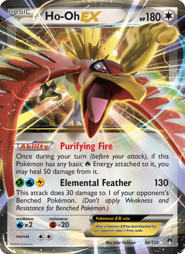 Ho-Oh EX — BREAKpoint card #92