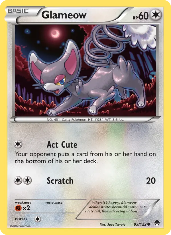 Glameow — BREAKpoint card #93